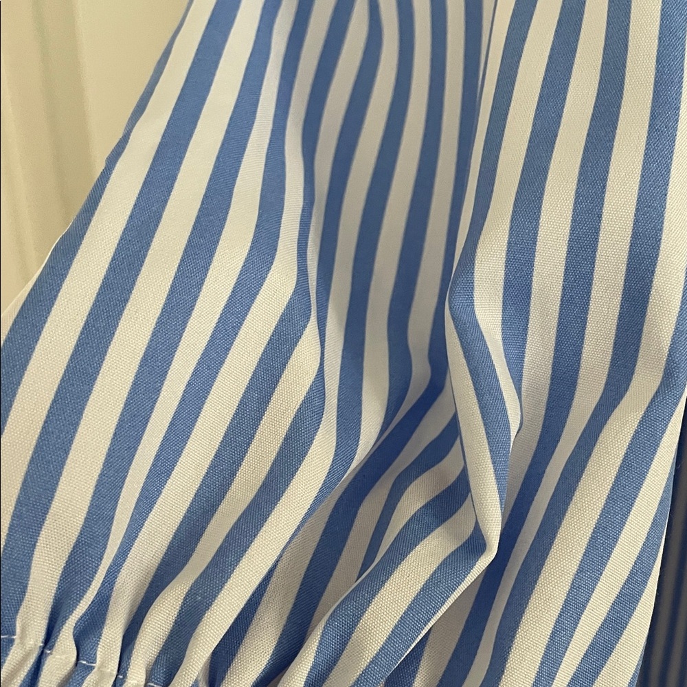 SHEIN Blue and White Striped Maxi Dress - Picture 2 of 3